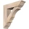 Ekena Millwork Balboa Traditional Smooth Bracket w/ Offset Brace, Douglas Fir, 7 1/2"W x 28"D x 28"H BKT0806X28X28BOA01SDF - alternate 1